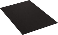 Made in USA - 18" Long x 24" Wide Plastic Sheet - Black - Apex Tool & Supply