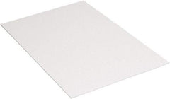 Made in USA - 96" Long x 48" Wide Plastic Sheet - White - Apex Tool & Supply