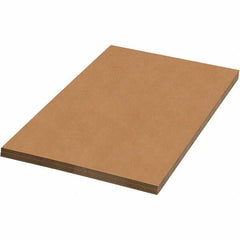 Made in USA - 60" Long x 60" Wide Corrugated Sheet - Kraft - Apex Tool & Supply