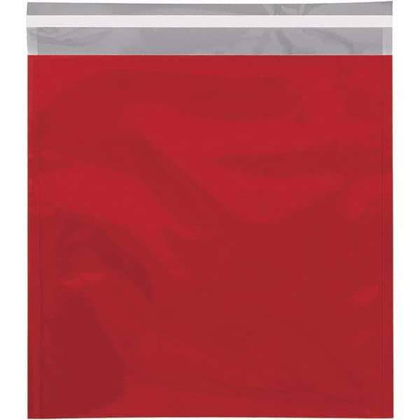 Value Collection - 13" Long x 10-3/4" Wide Peel-Off Self-Seal Metallic Mailer - Red - Apex Tool & Supply