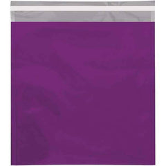 Value Collection - 13" Long x 10-3/4" Wide Peel-Off Self-Seal Metallic Mailer - Purple - Apex Tool & Supply
