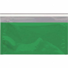 Value Collection - 10-1/4" Long x 6-1/4" Wide Peel-Off Self-Seal Metallic Mailer - Green - Apex Tool & Supply