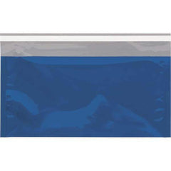 Value Collection - 10-1/4" Long x 6-1/4" Wide Peel-Off Self-Seal Metallic Mailer - Blue - Apex Tool & Supply