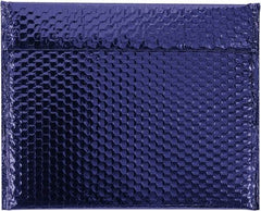 Made in USA - 11" Long x 13-3/4" Wide Peel-Off Self-Seal Bubble Mailer - Blue - Apex Tool & Supply