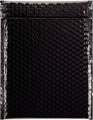 Made in USA - 11-1/2" Long x 9" Wide Peel-Off Self-Seal Bubble Mailer - Black - Apex Tool & Supply