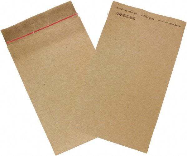 Made in USA - 13" Long x 8-1/2" Wide Self Seal Jiffy Rigi Bag Mailer - Kraft - Apex Tool & Supply