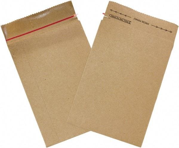 Made in USA - 10-1/2" Long x 7-1/4" Wide Self Seal Jiffy Rigi Bag Mailer - Kraft - Apex Tool & Supply
