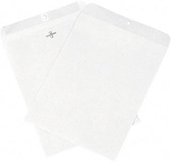 Made in USA - 12" Long x 9" Wide Clasp Envelope - White - Apex Tool & Supply