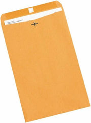 Made in USA - 14-1/2" Long x 9-1/4" Wide Clasp Brown Kraft Envelope - Kraft - Apex Tool & Supply