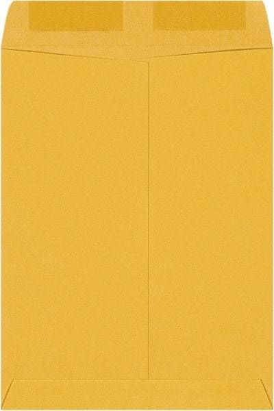 Made in USA - 12" Long x 9" Wide Gummed Flap Brown Kraft Envelope - Kraft - Apex Tool & Supply