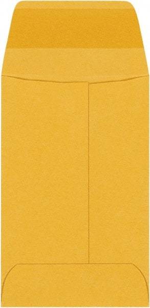 Made in USA - 3-1/2" Long x 2-1/4" Wide Gummed Flap Brown Kraft Envelope - Kraft - Apex Tool & Supply