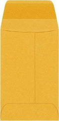 Made in USA - 3-1/2" Long x 2-1/4" Wide Gummed Flap Brown Kraft Envelope - Kraft - Apex Tool & Supply