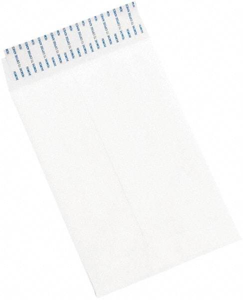 Made in USA - 9" Long x 6" Wide Peel-Off Self-Seal White Catalog Envelope - White - Apex Tool & Supply