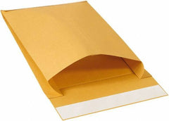 Made in USA - 15" Long x 12" Wide Peel-Off Self-Seal Natural Kraft Envelope - Kraft - Apex Tool & Supply