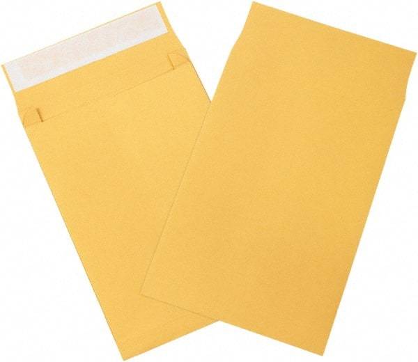 Made in USA - 13" Long x 10" Wide Peel-Off Self-Seal Natural Kraft Envelope - Kraft - Apex Tool & Supply