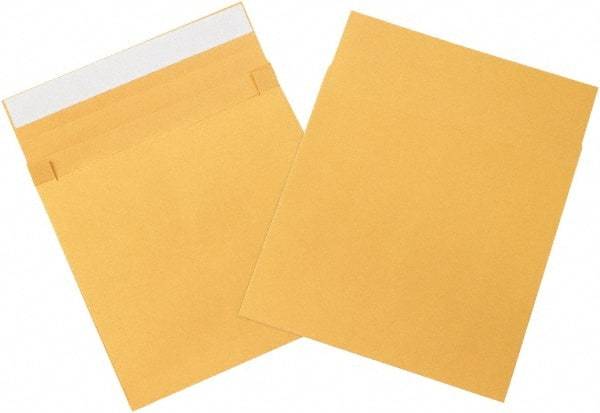 Made in USA - 12" Long x 10" Wide Peel-Off Self-Seal Natural Kraft Envelope - Kraft - Apex Tool & Supply