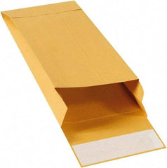 Made in USA - 11" Long x 5" Wide Peel-Off Self-Seal Natural Kraft Envelope - Kraft - Apex Tool & Supply