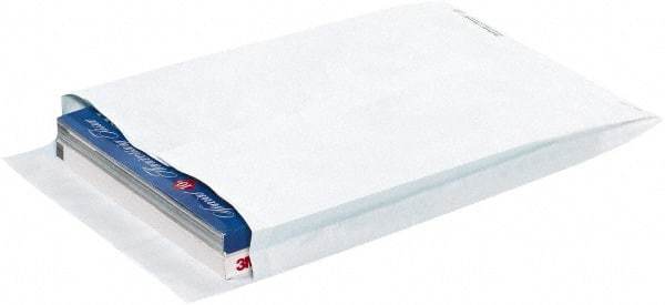 Dupont - 16" Long x 12" Wide Peel-Off Self-Seal Tyvek Expansion Envelope - White - Apex Tool & Supply