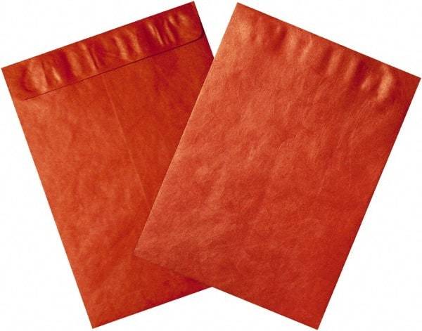 Dupont - 13" Long x 10" Wide Peel-Off Self-Seal Tyvek Flat Catalog Envelopes - Red - Apex Tool & Supply