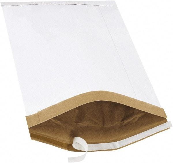 Made in USA - 19" Long x 12-1/2" Wide Peel-Off Self-Seal Padded Mailer - White - Apex Tool & Supply