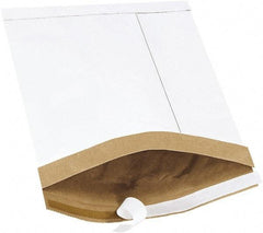 Made in USA - 12" Long x 8-1/2" Wide Peel-Off Self-Seal Padded Mailer - White - Apex Tool & Supply