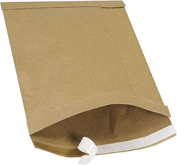 Made in USA - 14-1/2" Long x 9-1/2" Wide Peel-Off Self-Seal Padded Mailer - Kraft - Apex Tool & Supply