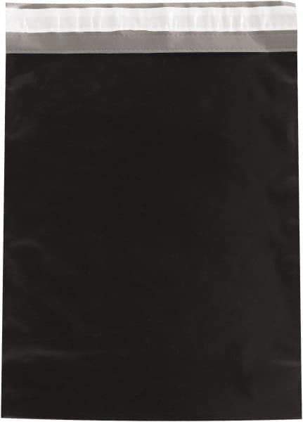 Value Collection - 19" Long x 14-1/2" Wide Peel-Off Self-Seal Courier Envelope - Black - Apex Tool & Supply