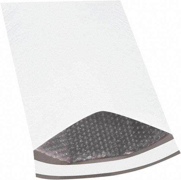 Made in USA - 19" Long x 12-1/2" Wide Peel-Off Self-Seal Padded Mailer - White - Apex Tool & Supply