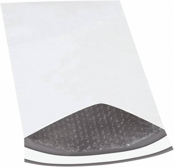 Made in USA - 14-1/2" Long x 9-1/2" Wide Peel-Off Self-Seal Padded Mailer - White - Apex Tool & Supply