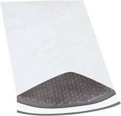 Made in USA - 14-1/2" Long x 9-1/2" Wide Peel-Off Self-Seal Padded Mailer - White - Apex Tool & Supply