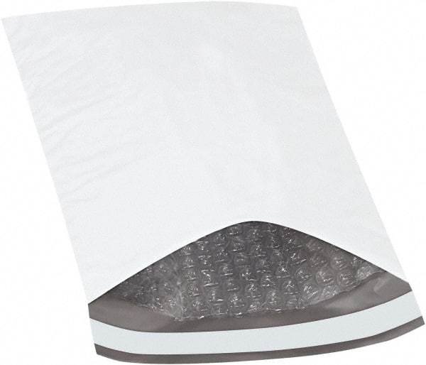 Made in USA - 10" Long x 6-1/2" Wide Peel-Off Self-Seal Padded Mailer - White - Apex Tool & Supply
