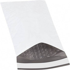 Made in USA - 10" Long x 5" Wide Peel-Off Self-Seal Padded Mailer - White - Apex Tool & Supply