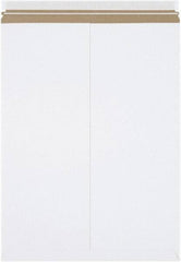 Made in USA - 24" Long x 18" Wide Peel-Off Self-Seal Flat Mailer - White - Apex Tool & Supply