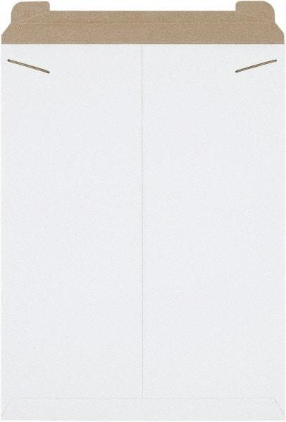 Made in USA - 24" Long x 18" Wide Regular Flat Mailer - White - Apex Tool & Supply
