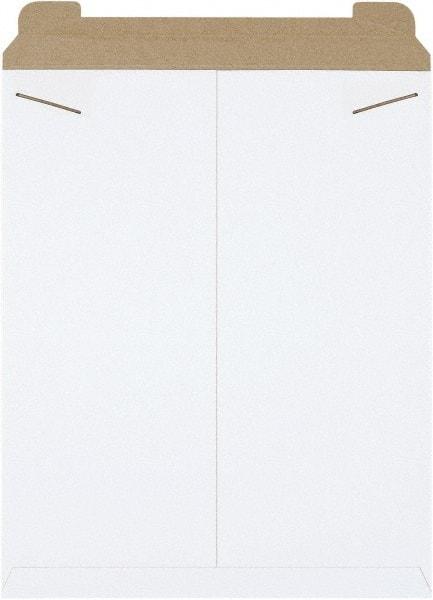 Made in USA - 21" Long x 17" Wide Regular Flat Mailer - White - Apex Tool & Supply