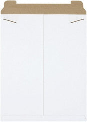 Made in USA - 21" Long x 17" Wide Regular Flat Mailer - White - Apex Tool & Supply