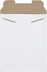 Made in USA - 12-1/4" Long x 9-3/4" Wide Regular Flat Mailer - White - Apex Tool & Supply