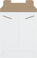 Made in USA - 9" Long x 7" Wide Regular Flat Mailer - White - Apex Tool & Supply