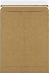 Made in USA - 11-1/2" Long x 9" Wide Peel-Off Self-Seal Flat Mailer - Kraft - Apex Tool & Supply