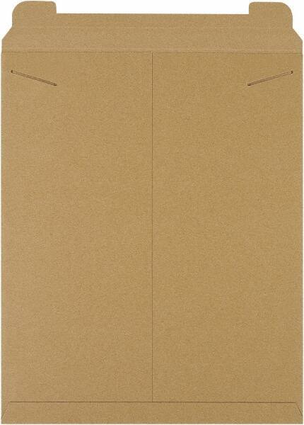 Made in USA - 21" Long x 17" Wide Regular Flat Mailer - Kraft - Apex Tool & Supply
