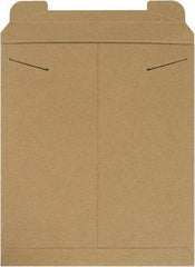 Made in USA - 15" Long x 12-3/4" Wide Regular Flat Mailer - Kraft - Apex Tool & Supply