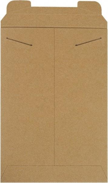 Made in USA - 16" Long x 11" Wide Regular Flat Mailer - Kraft - Apex Tool & Supply