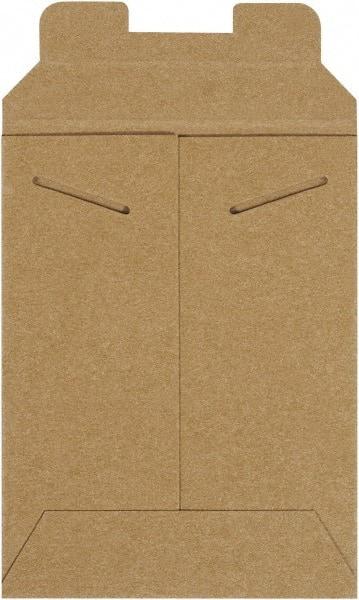 Made in USA - 8" Long x 6" Wide Regular Flat Mailer - Kraft - Apex Tool & Supply