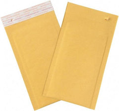 Value Collection - 8" Long x 4" Wide Peel-Off Self-Seal Bubble Mailer - Kraft - Apex Tool & Supply