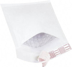 Made in USA - 8" Long x 4" Wide Peel-Off Self-Seal Bubble Mailer - White - Apex Tool & Supply