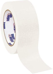 Tape Logic - 2" Wide x 60 Yd Long White Crepe Paper Masking Tape - 4.9 mil Thick - Apex Tool & Supply