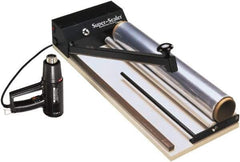 Made in USA - 24" Wide, Portable Shrink Wrap System - Contains Bar Sealer, Variable Temp Heat Gun, 30"x100 Roll of 75 Gauge PVC Shink Film, 1 Super Sealer Service Kit - Apex Tool & Supply