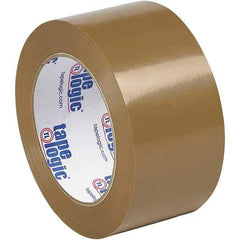 Tape Logic - 2" x 110 Yd Tan Rubber Adhesive Packaging Tape - Polypropylene Film Backing, 1.9 mil Thick, 22 Lb Tensile Strength - Apex Tool & Supply