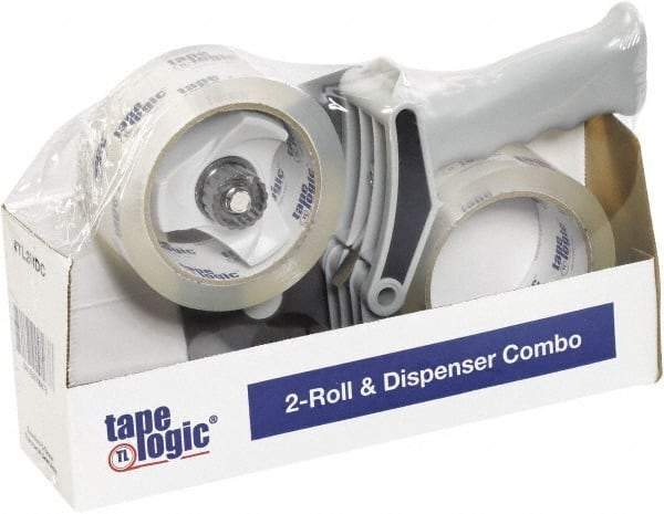 Tape Logic - 2" x 55 Yd Clear Acrylic Adhesive Packaging Tape - Polypropylene Film Backing, 2.6 mil Thick - Apex Tool & Supply