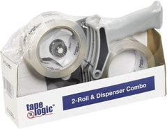 Tape Logic - 2" x 55 Yd Clear Acrylic Adhesive Packaging Tape - Polypropylene Film Backing, 2.6 mil Thick - Apex Tool & Supply